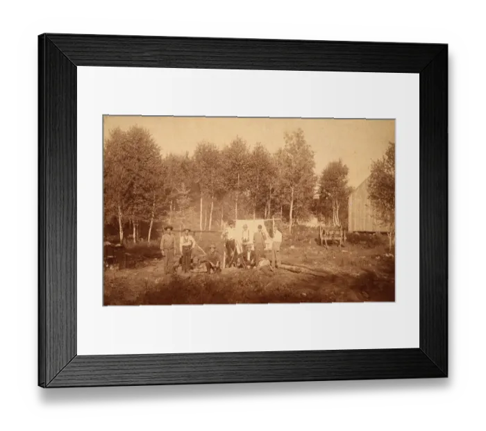 Framed Print : Klansmen At Petite Bostonais Campsite, 1893 Framed Print : Klansmen At Petite Bostonais Campsite, 1893