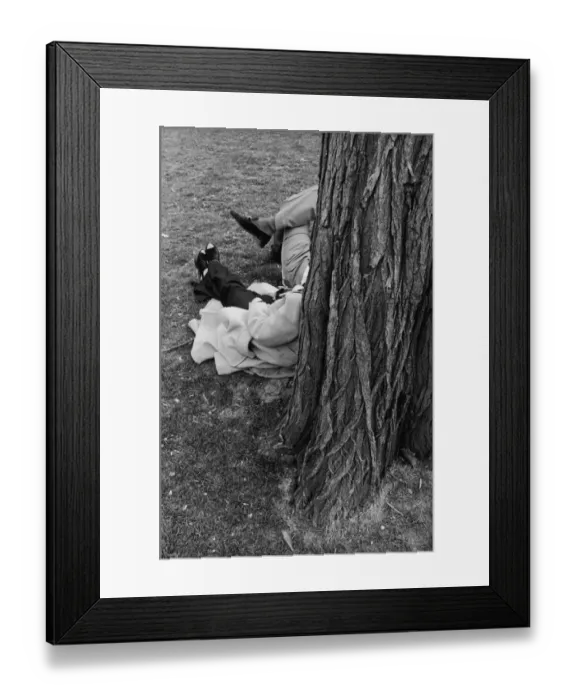 Framed Print : Lounging Couple Framed Print : Lounging Couple