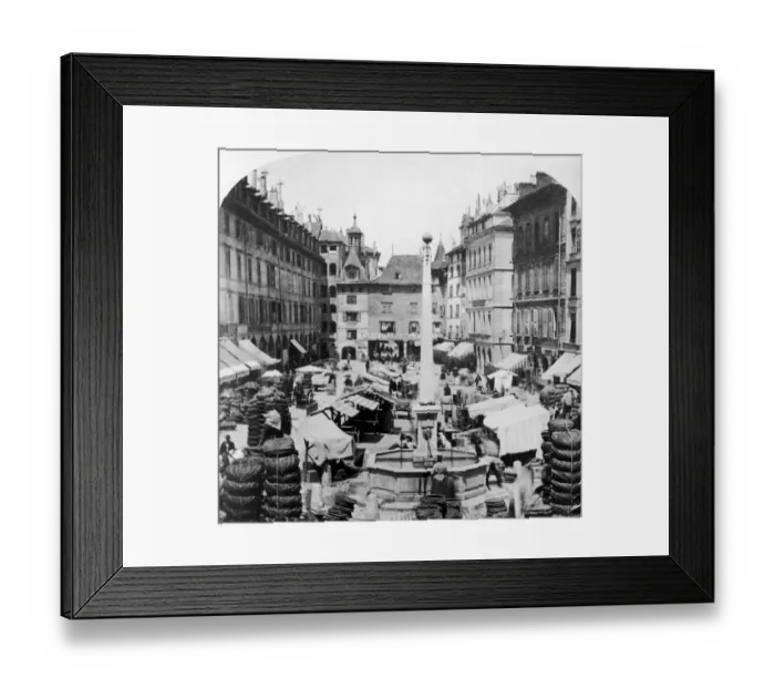 Framed Print : Geneva Market Framed Print : Geneva Market