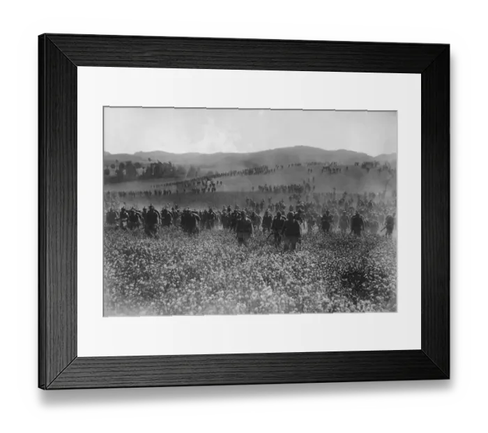 Framed Print : German Infantrymen Framed Print : German Infantrymen
