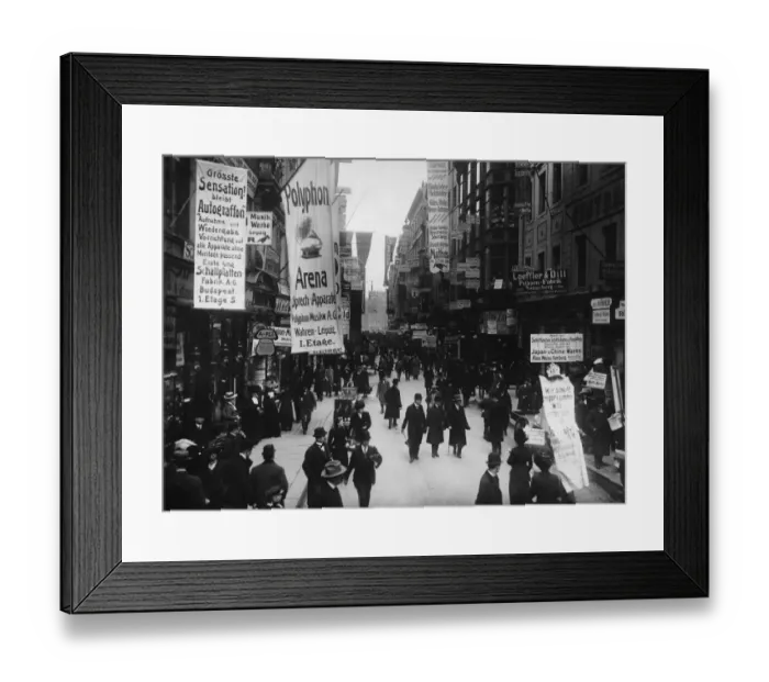 Framed Print : Petersstrasse Framed Print : Petersstrasse