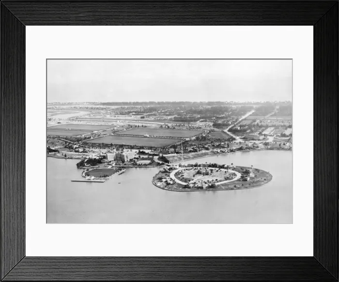 Framed Print : Aerial View Of Northwestern Miami Beach