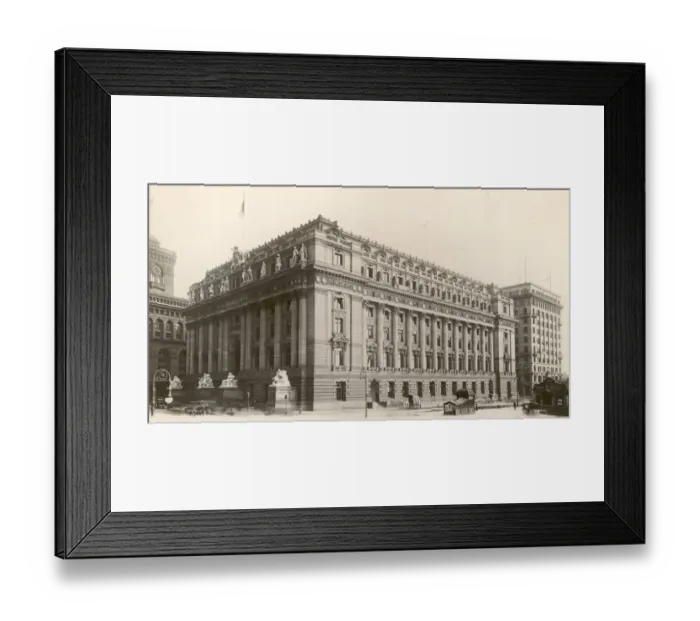 Framed Print : U. S. Custom House In New York Framed Print : U. S. Custom House In New York