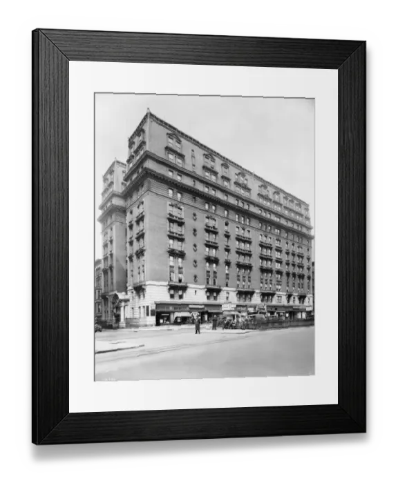 Framed Print : New York City Apartment Building Framed Print : New York City Apartment Building