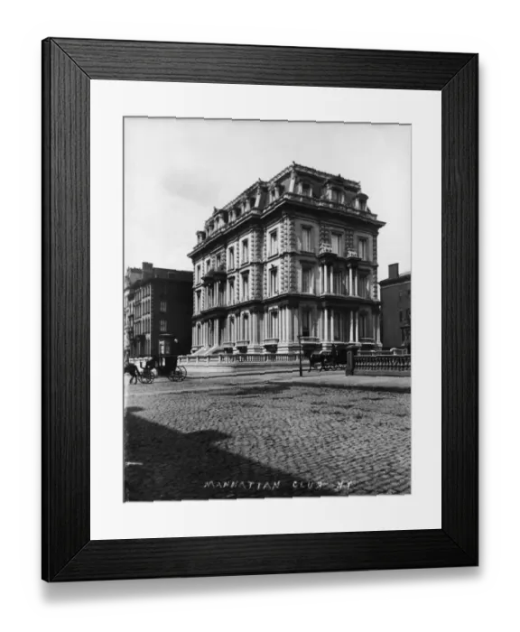Framed Print : The Manhattan Club Framed Print : The Manhattan Club