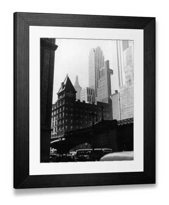 Framed Print : Murray Hill Hotel From 42nd St. & Park Ave Framed Print : Murray Hill Hotel From 42nd St. & Park Ave