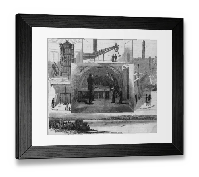 Framed Print : Croton Lake And Water Works Framed Print : Croton Lake And Water Works