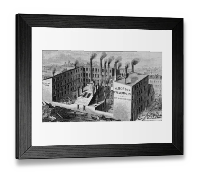 Framed Print : Broome Street Factories Framed Print : Broome Street Factories