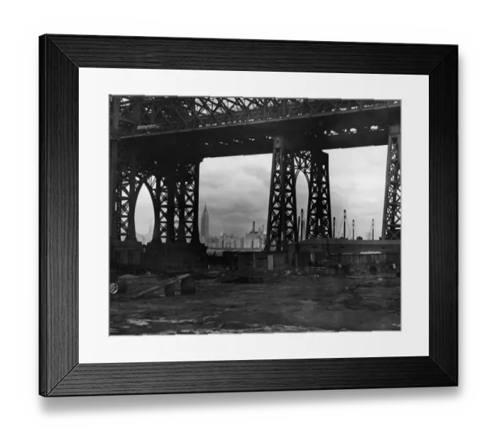 Framed Print : Williamsburg Bridge Framed Print : Williamsburg Bridge
