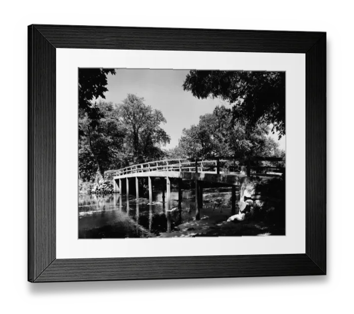 Framed Print : 6th Concord Bridge