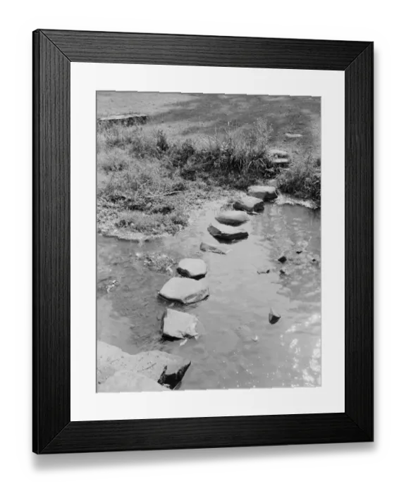 Framed Print : Stepping stones Framed Print : Stepping stones