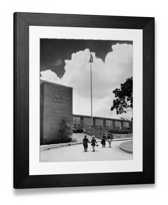 Framed Print : School romance Framed Print : School romance
