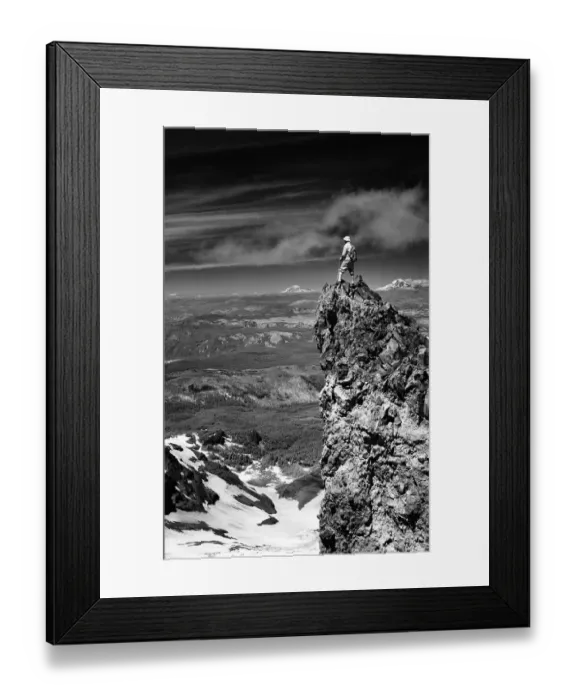 Framed Print : Mountain climber Framed Print : Mountain climber