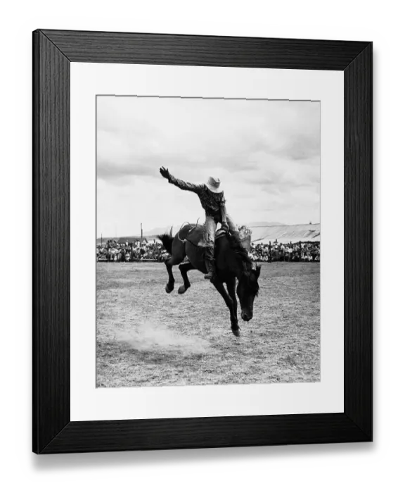 Framed Print : Rodeo cowboy Framed Print : Rodeo cowboy