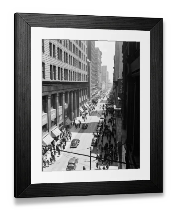 Framed Print : Street in Philadelphia