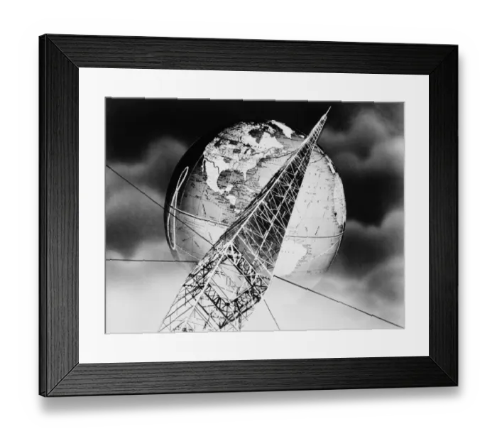 Framed Print : Radio tower montage Framed Print : Radio tower montage