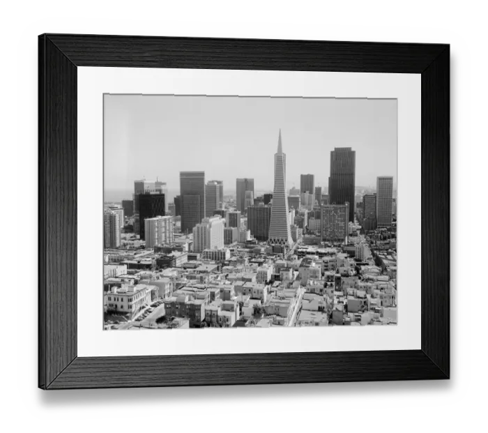 Framed Print : San Francisco skyline Framed Print : San Francisco skyline