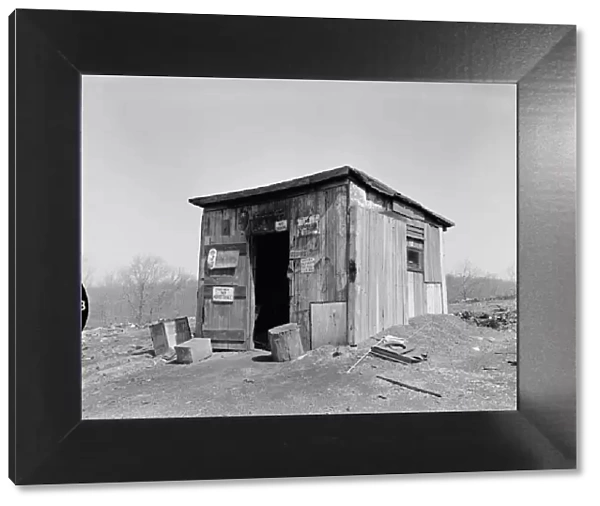 Shack. UNITED STATES - CIRCA 1930s: Shack with no admittance