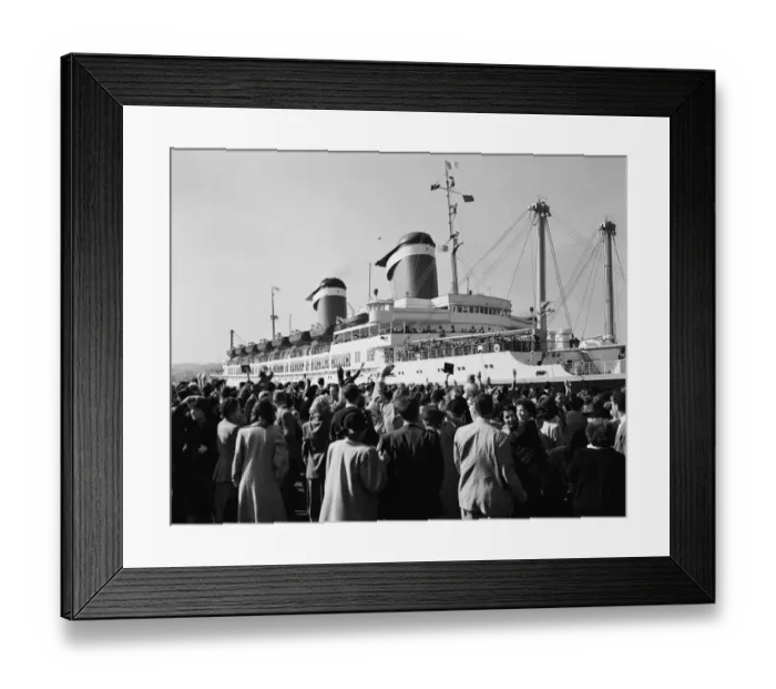 Framed Print : S. S. America