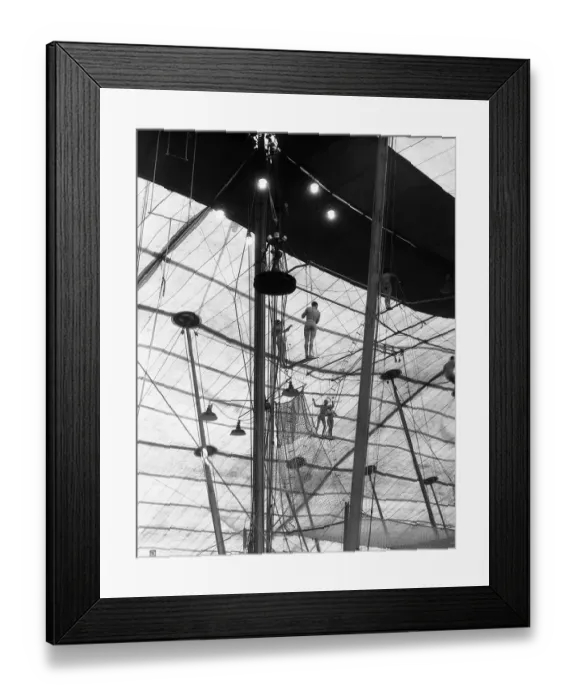 Framed Print : Flying trapeze Framed Print : Flying trapeze