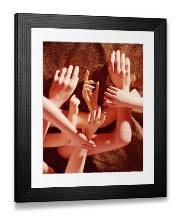 Framed Print : Mannequin hands and arms Framed Print : Mannequin hands and arms