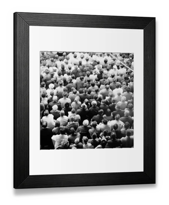 Framed Print : Crowd of people Framed Print : Crowd of people