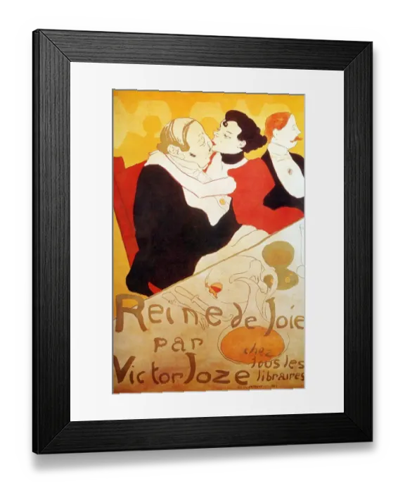 Framed Print : Reine de Joie, Henri de Toulouse-Lautrec Framed Print : Reine de Joie, Henri de Toulouse-Lautrec
