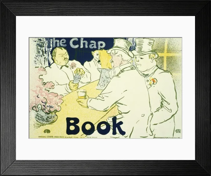 Framed Print : The Chap Book Irish and American Bar Framed Print : The Chap Book Irish and American Bar