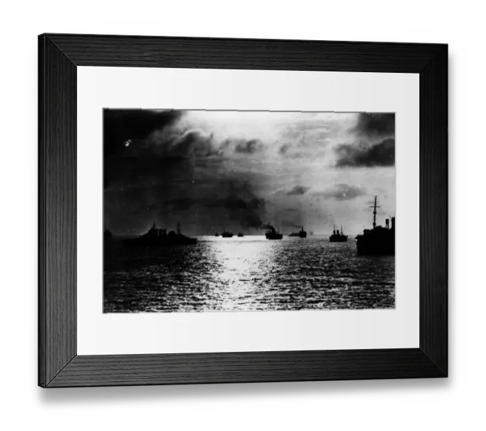 Framed Print : Ships At Sunset Framed Print : Ships At Sunset