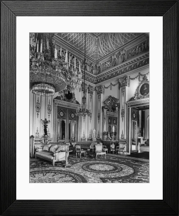 Framed Print : White Drawing Room