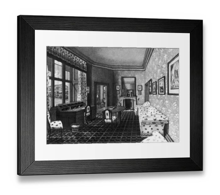 Framed Print : Consorts Sitting Room Framed Print : Consorts Sitting Room
