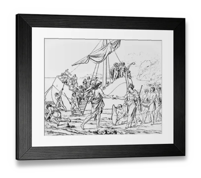 Framed Print : Jason And Cyzicus Framed Print : Jason And Cyzicus
