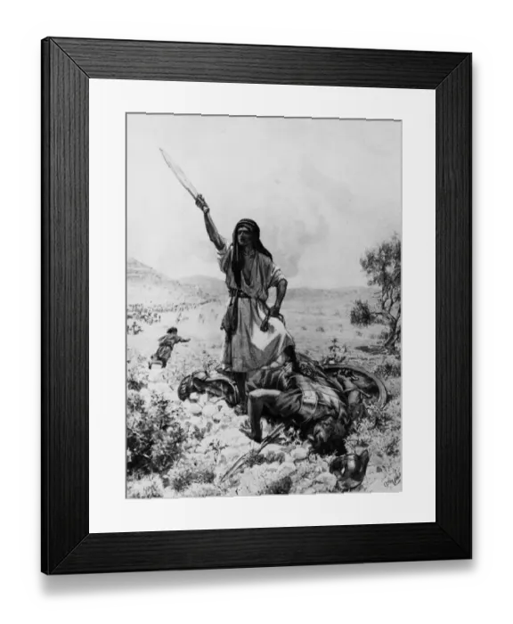 Framed Print : David And Goliath Framed Print : David And Goliath