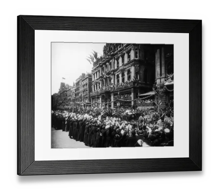 Framed Print : Jubilee Crowd Framed Print : Jubilee Crowd