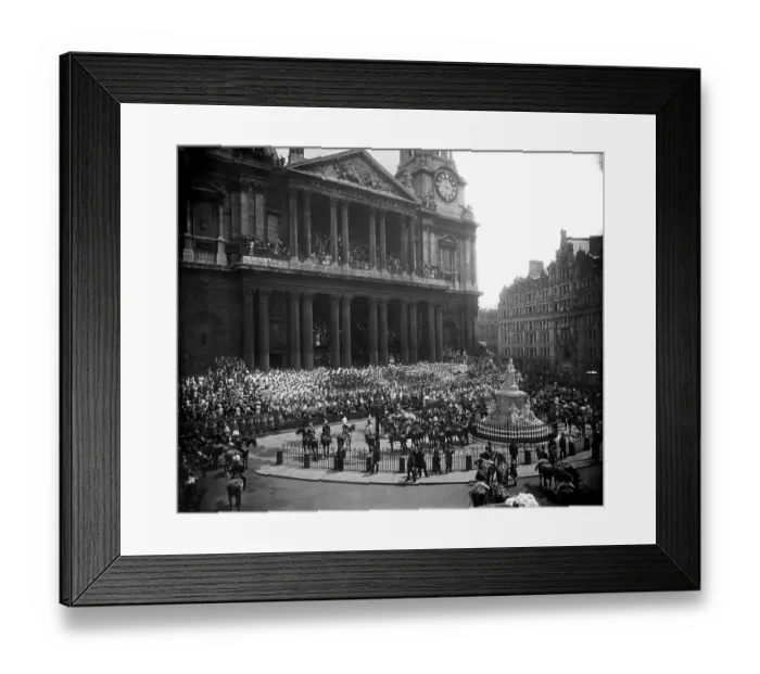 Framed Print : Jubilee Crowds Framed Print : Jubilee Crowds