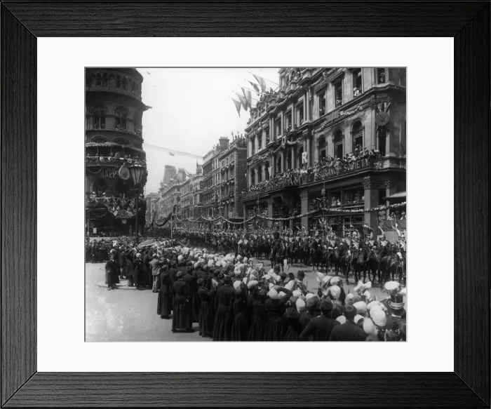 Framed Print : Jubilee Crowd Framed Print : Jubilee Crowd