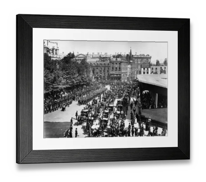 Framed Print : Jubilee Procession Framed Print : Jubilee Procession