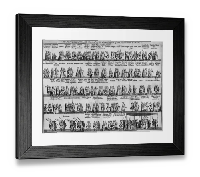 Framed Print : Coronation Order Framed Print : Coronation Order