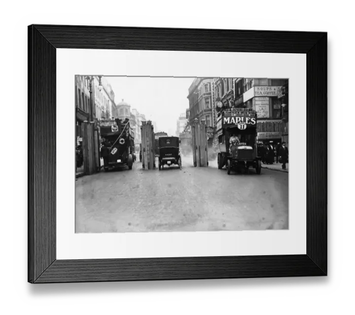 Framed Print : Traffic Gates Framed Print : Traffic Gates