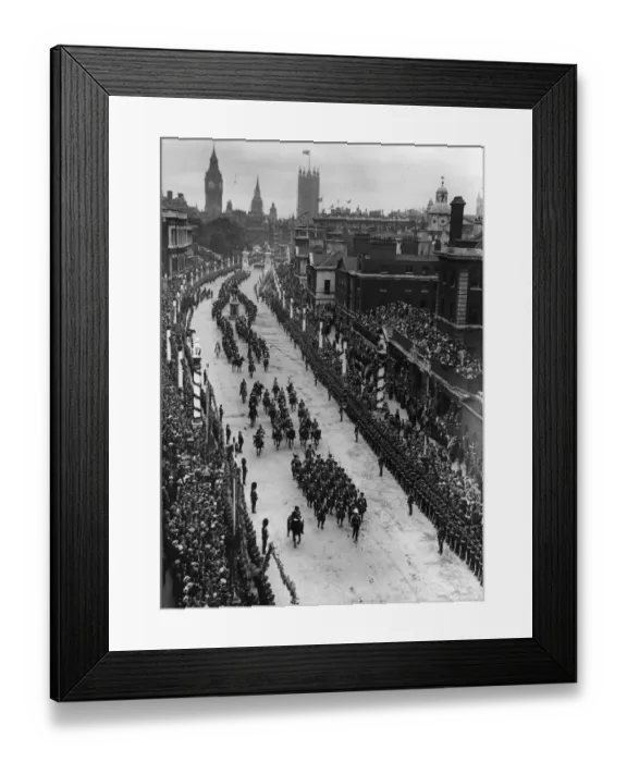 Framed Print : Whitehall Procession Framed Print : Whitehall Procession