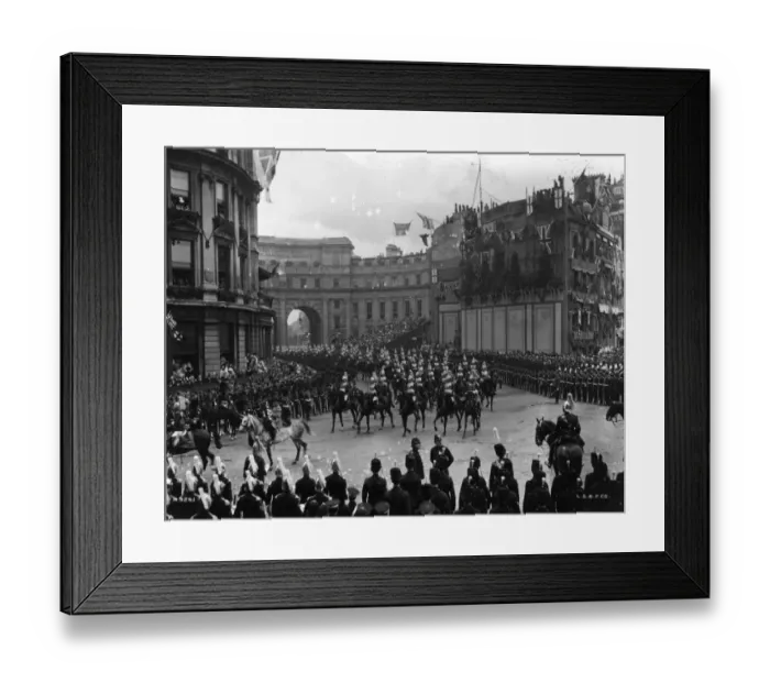 Framed Print : Guards Escort Framed Print : Guards Escort