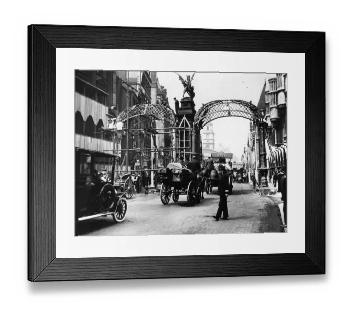 Framed Print : Street Decorations Framed Print : Street Decorations