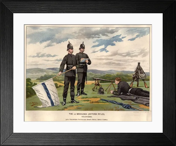 Framed Print : Victoria Rifles Framed Print : Victoria Rifles