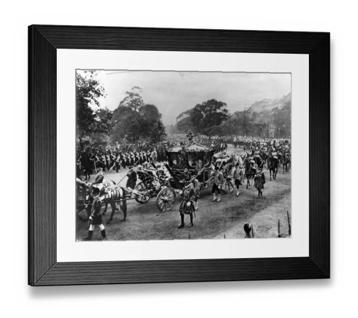 Framed Print : Coronation Coach Framed Print : Coronation Coach