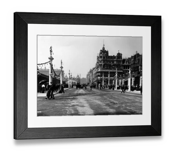 Framed Print : Street Decorations Framed Print : Street Decorations