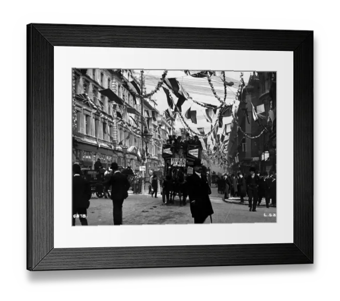 Framed Print : Street Decorations Framed Print : Street Decorations