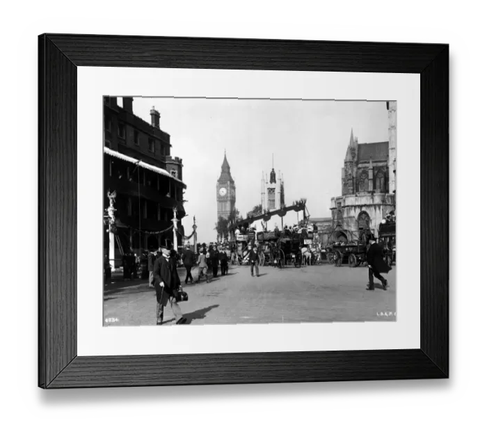 Framed Print : Coronation Stand