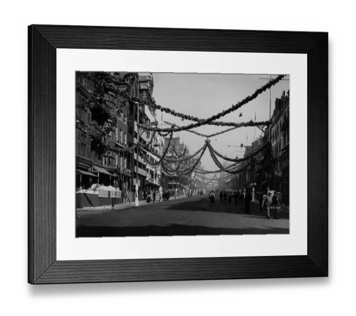 Framed Print : Street Decorations Framed Print : Street Decorations