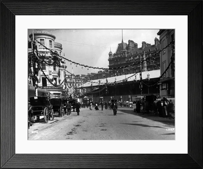 Framed Print : Street Decorations Framed Print : Street Decorations