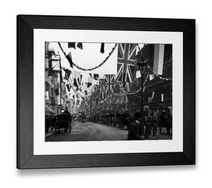 Framed Print : Street Decorations Framed Print : Street Decorations